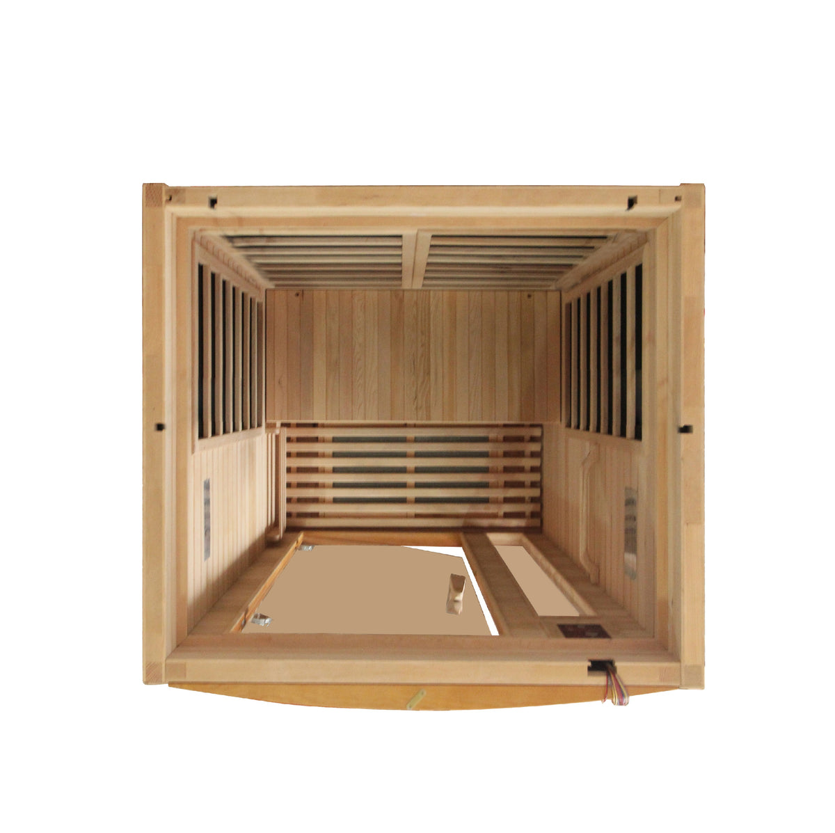 Dynamic Saunas Barcelona 1-2 person Low EMF FAR Infrared Sauna Canadian Hemlock