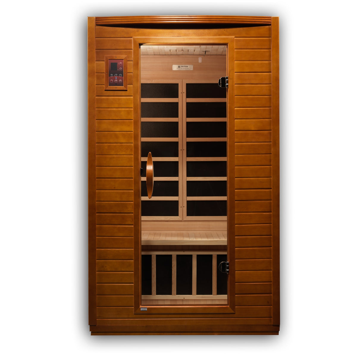 Dynamic Saunas Versailles 2-person Low EMF FAR Infrared Sauna Canadian Hemlock
