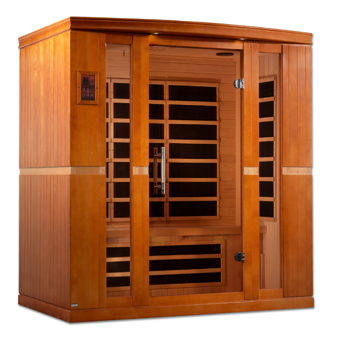 Dynamic Saunas Bergamo 4-person Low EMF FAR Infrared Sauna Canadian Hemlock