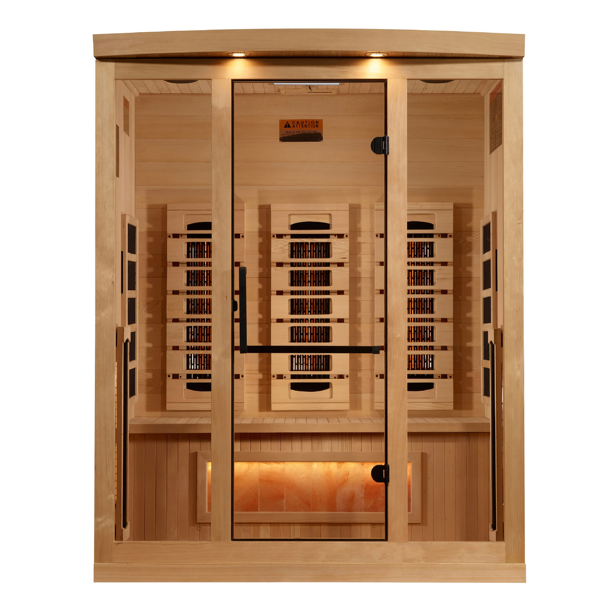 Golden Designs 3-person Full Spectrum PureTech Near Zero EMF FAR Infrared Sauna
