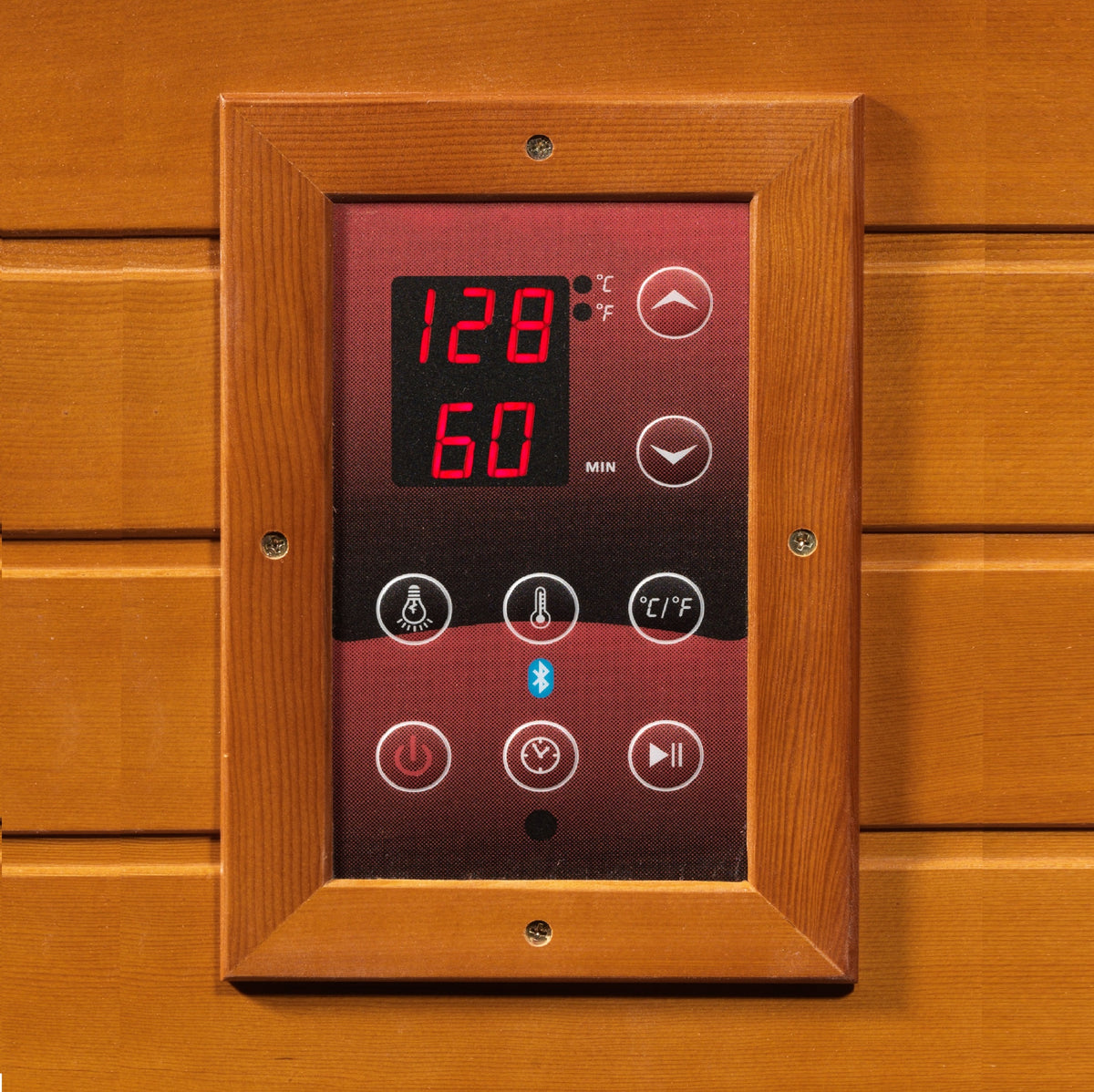 Dynamic Saunas Lugano 3-person Low EMF FAR Infrared Sauna Canadian Hemlock