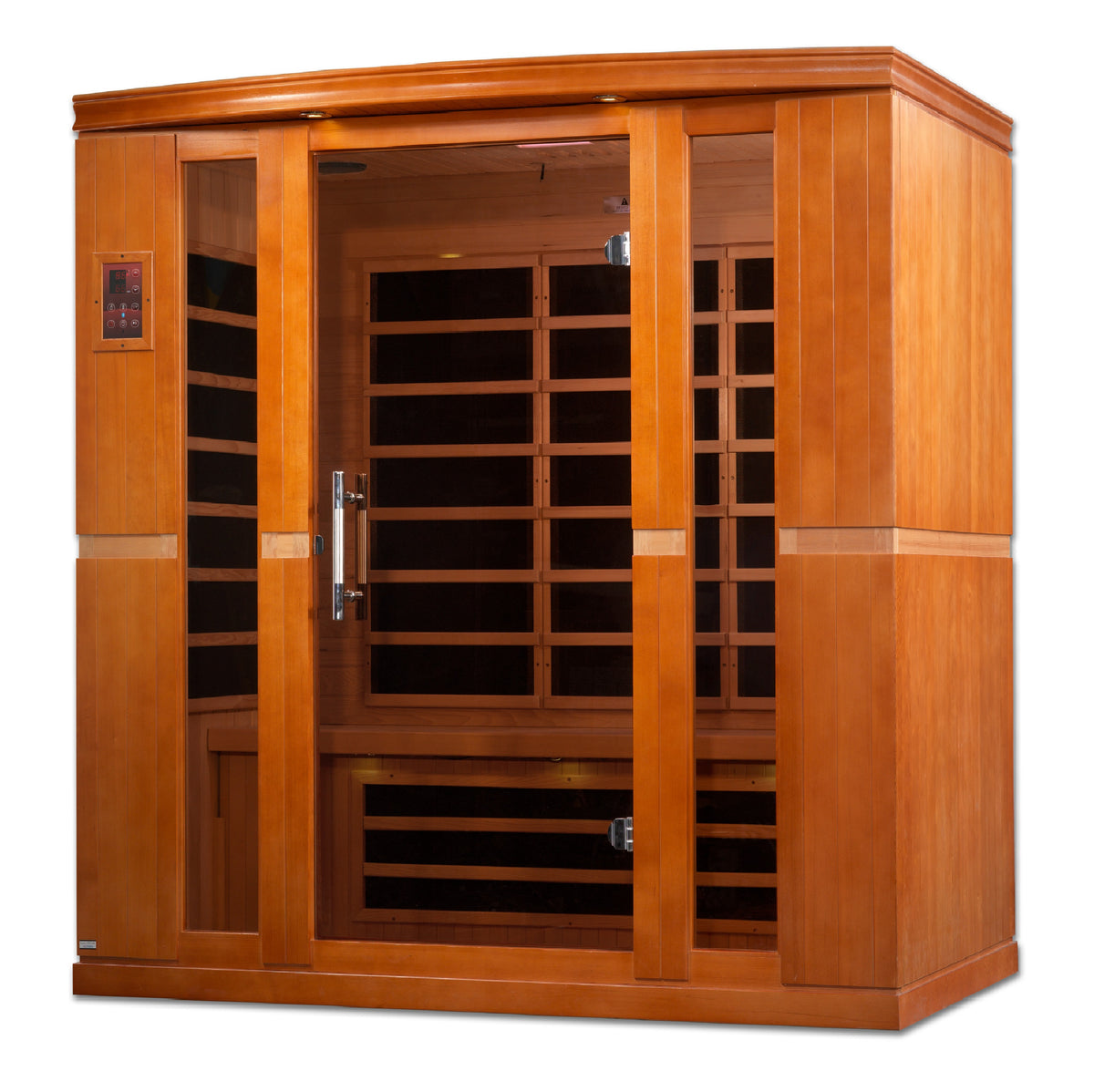 Dynamic Saunas Bergamo 4-person Low EMF FAR Infrared Sauna Canadian Hemlock