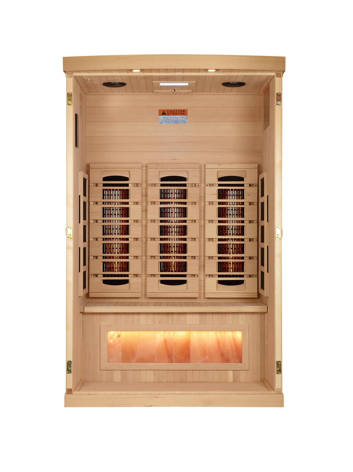 Golden Designs 2 person Full Spectrum PureTeck Near Zero EMF FAR Infrared Sauna