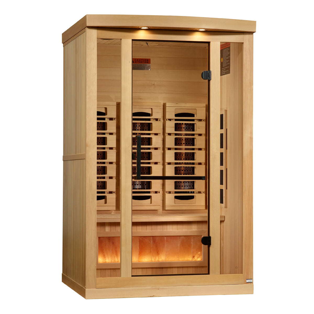 Golden Designs 2 person Full Spectrum PureTeck Near Zero EMF FAR Infrared Sauna