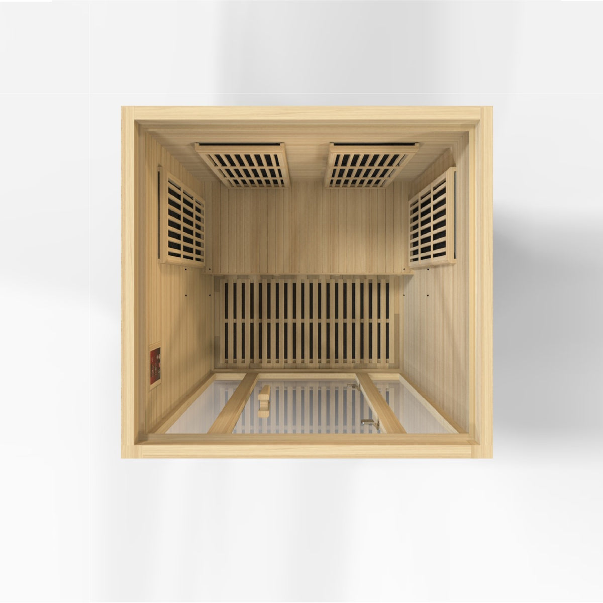 Maxxus Saunas Seattle 2-Person Low EMF FAR Infrared Sauna Canadian Hemlock